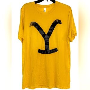 Yellowstone Dutton Ranch unisex large short sleeve shirt